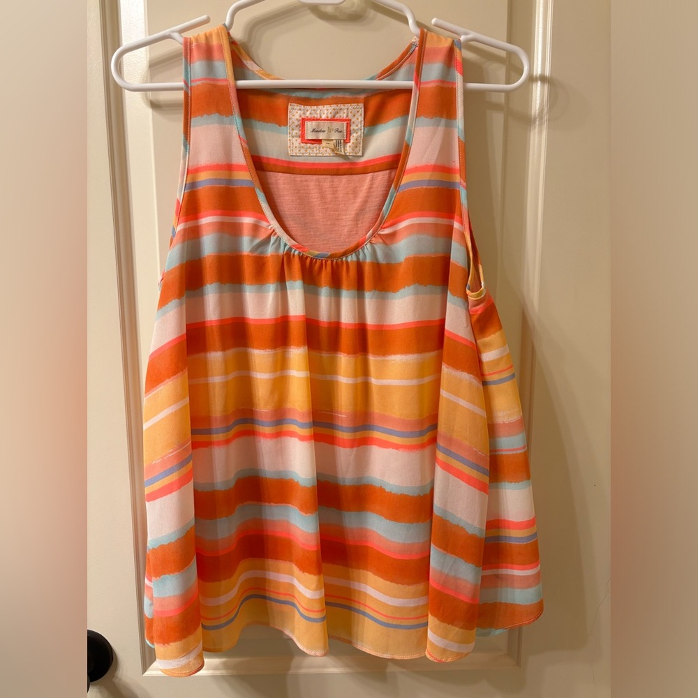 Colorful Anthropologie Tank